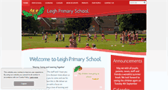 Desktop Screenshot of leighprimaryschool.com
